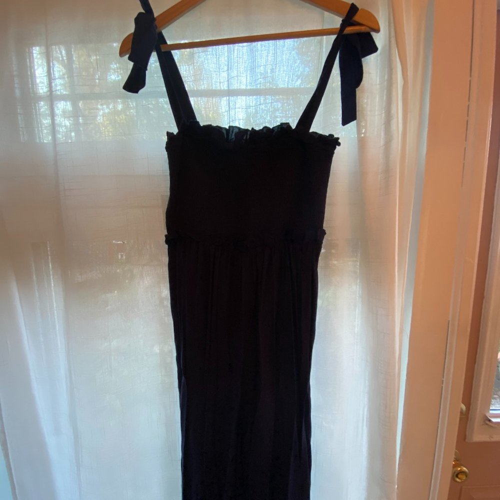 Women Lulu's Navy Wide-Leg Jumpsuit